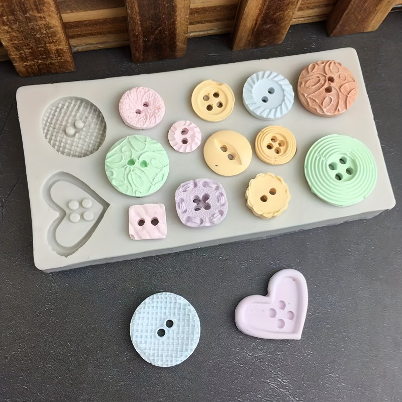 Candle Making Products - Knopvormige siliconen mal voor zeep en