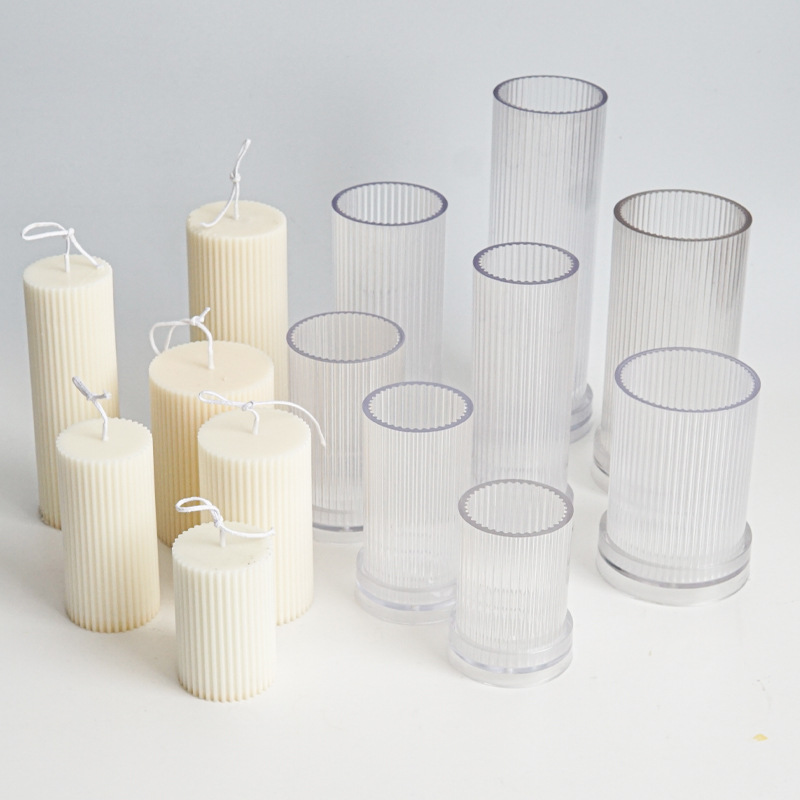 Candle Making Diy Kit - Nieuwe DIY Krijtstreep ronde Fijne Tand