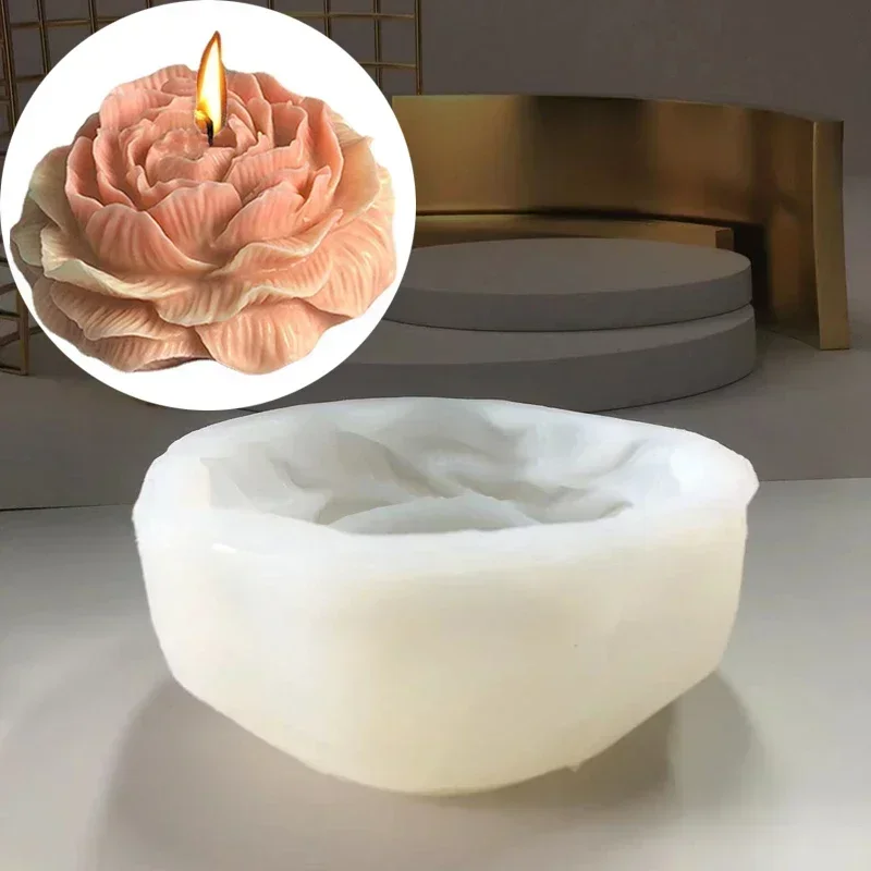 Candle Making Diy Kit - Extra grote 3D bloemenkaars siliconenmal DIY