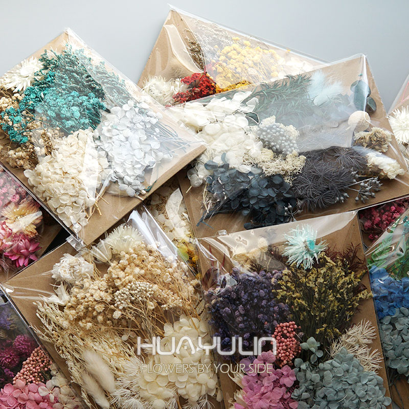 Candle Making Products - 1-pack kunstplanten gedroogde echte bloemen geconserveerde