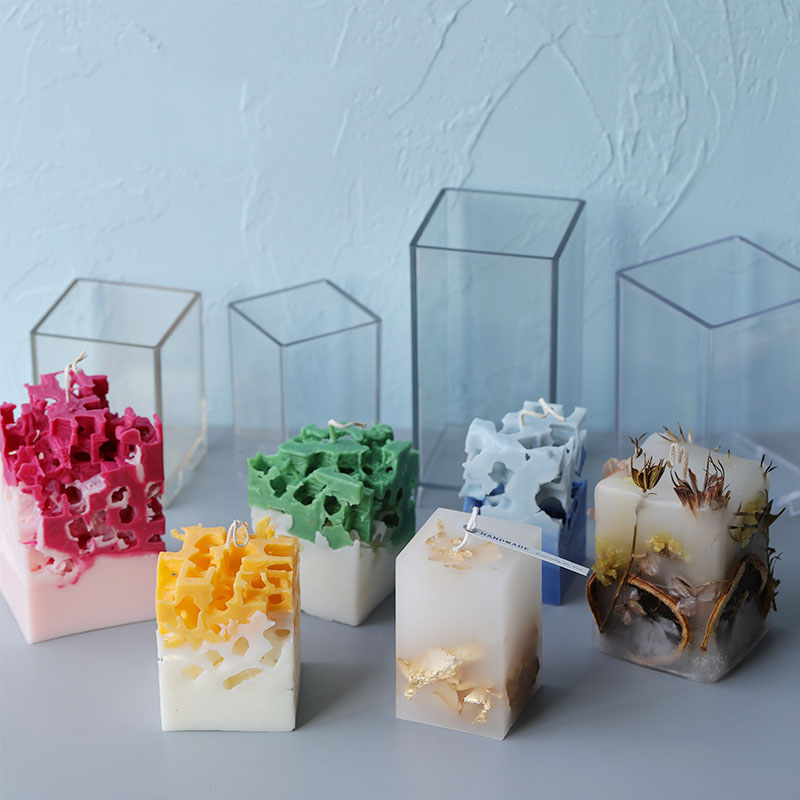 Candle Making Diy Kit - 3D vierkante rechthoek kolom kaars schimmel