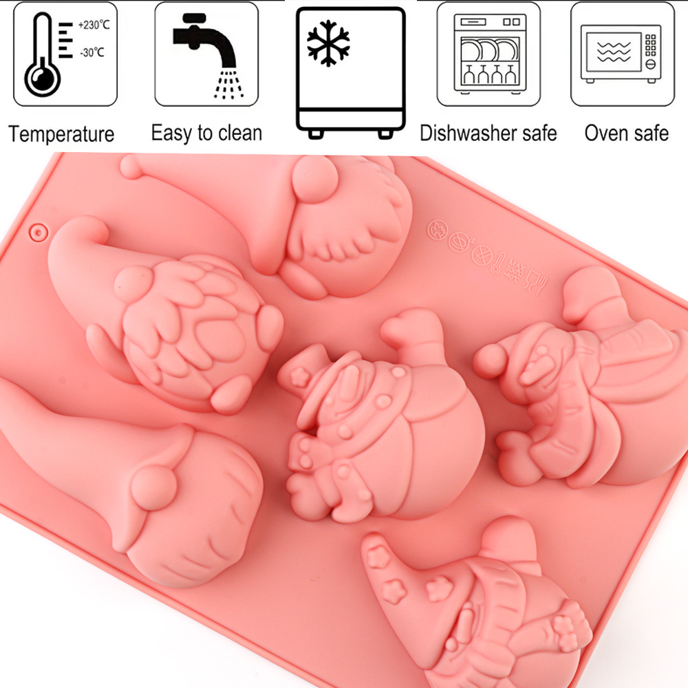 6-delige siliconen bakvorm voo - Candle Making Products recensie en prijs