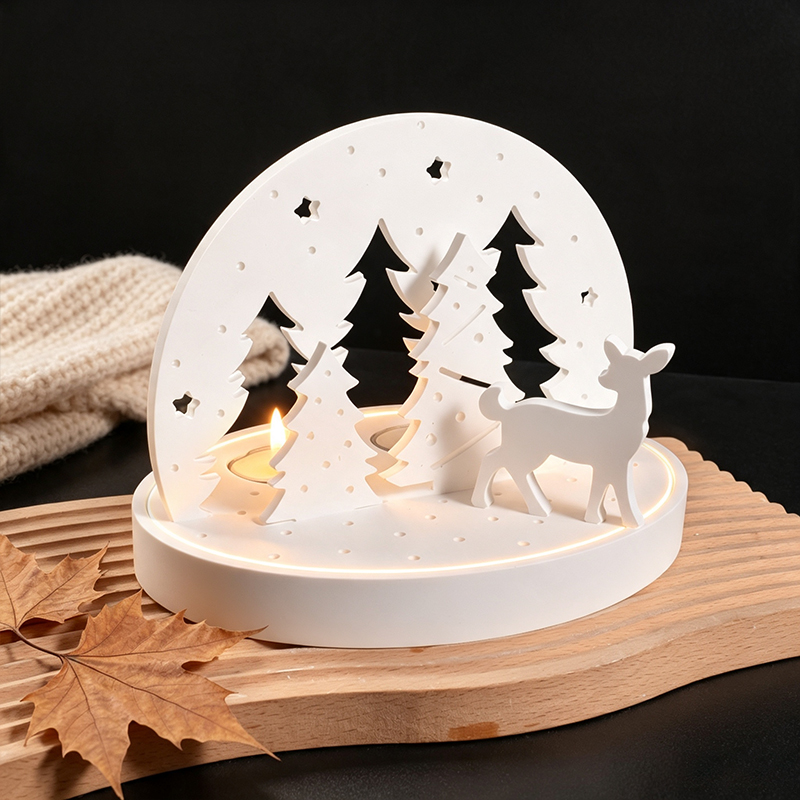 Kerst-Eland Theelicht Houder S - Candle Making Products recensie en prijs