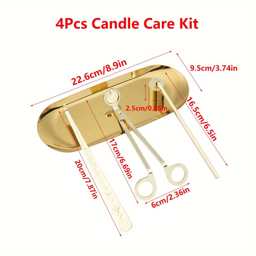 4 stks/set Luxe Kaars Care Kit - Candle Making Products recensie en prijs