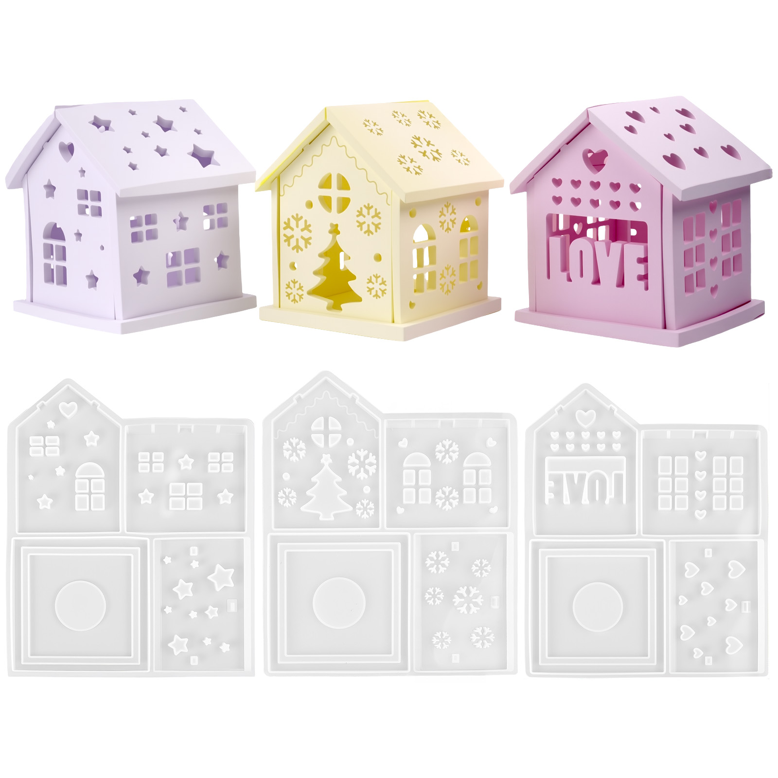 3D Huis Siliconen Mal DIY Kers - Candle Making Ideas recensie en prijs