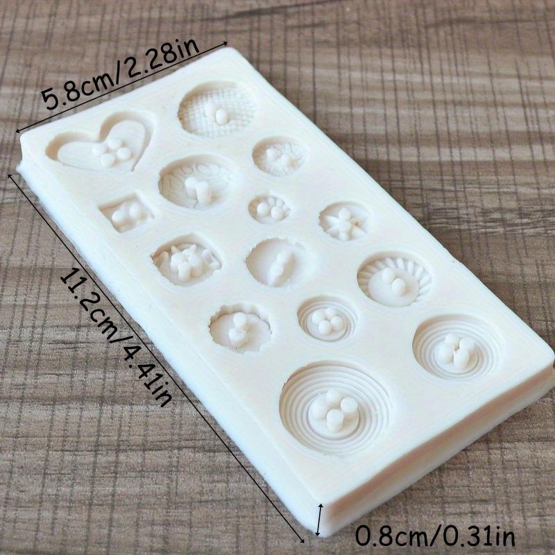 Knopvormige siliconen mal voor - Candle Making Products recensie en prijs