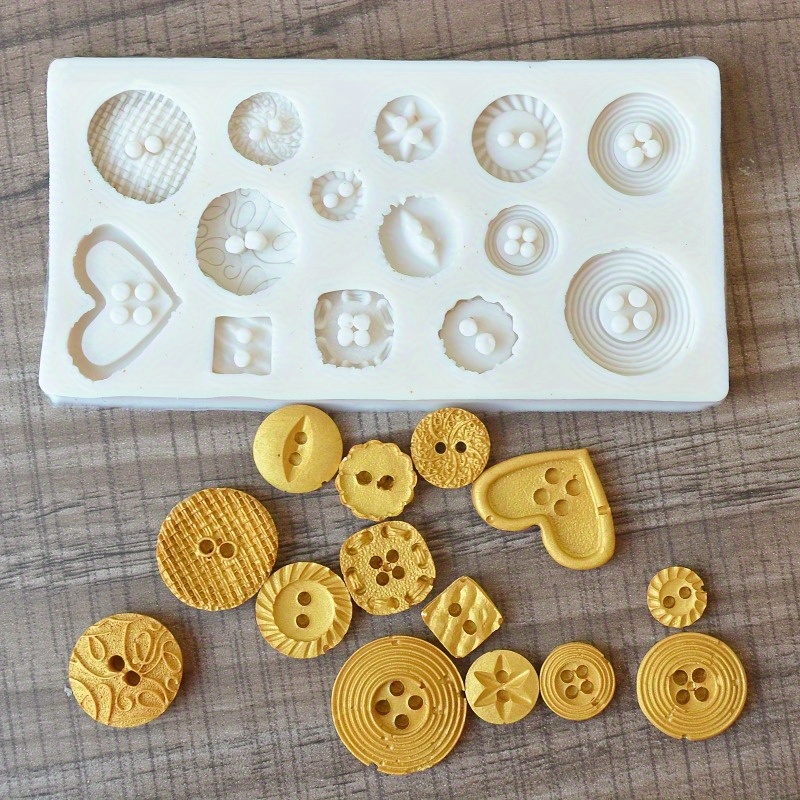 Knopvormige siliconen mal voor - Candle Making Products recensie en prijs