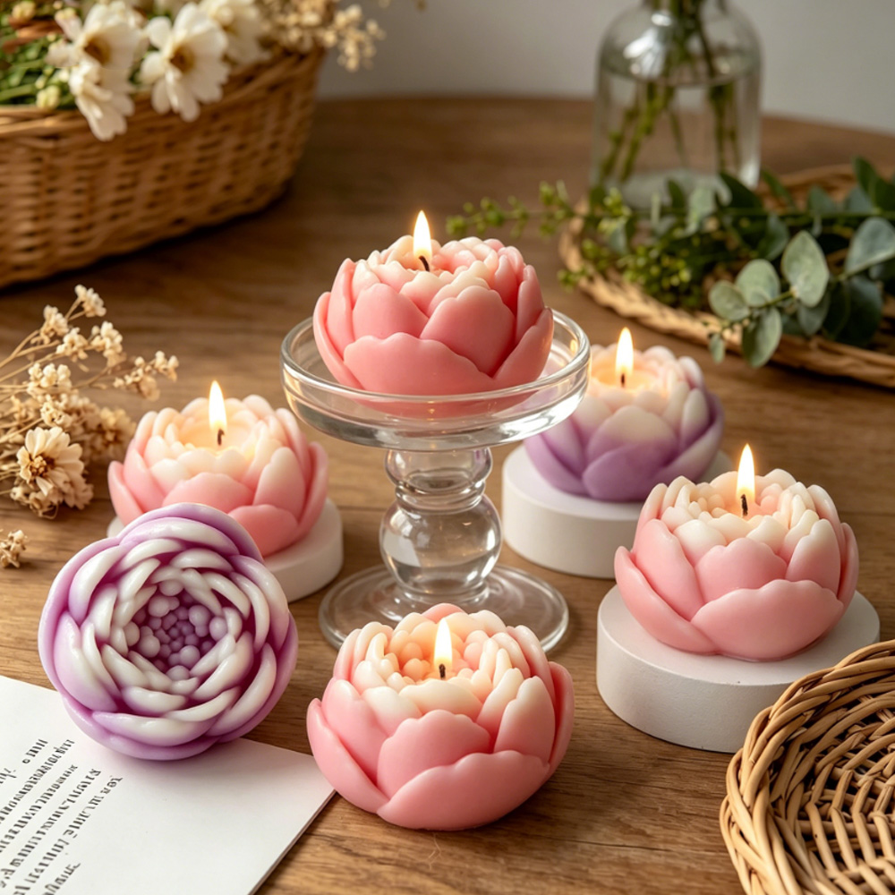 3D Bloem Siliconen Mal Pioenro - Candle Making Reno recensie en prijs