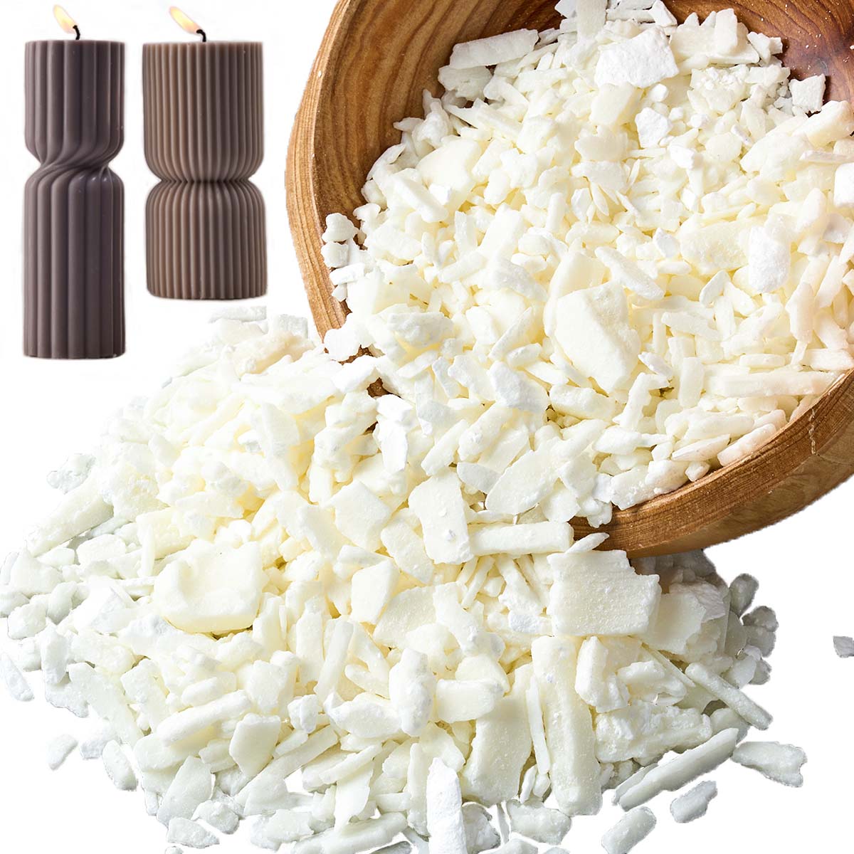 1 pond zuiver witte sojawas vo - Candle Making Reno recensie en prijs
