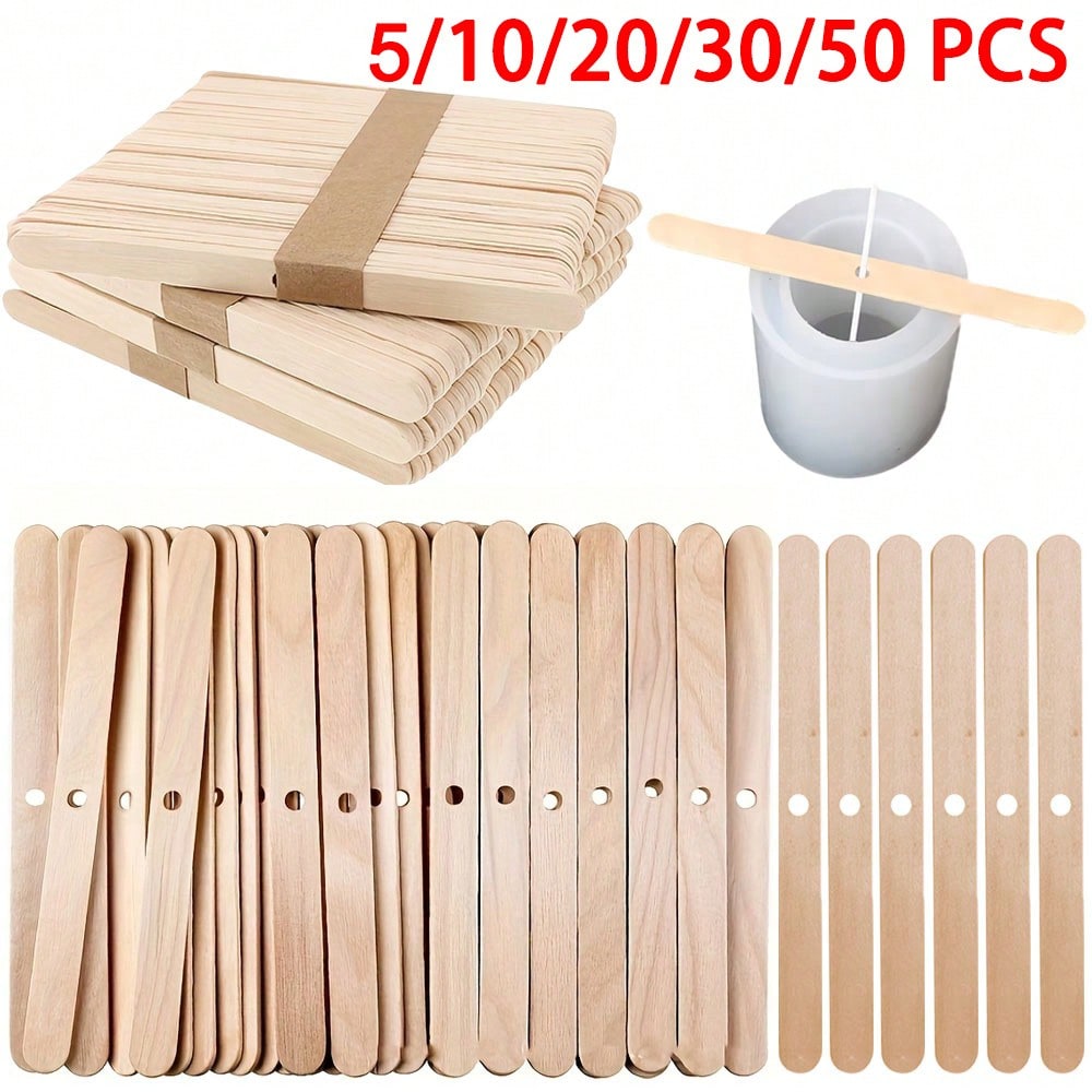 5/10/20/30/50 stuks houten kaa - Candle Making Diy Kit recensie en prijs