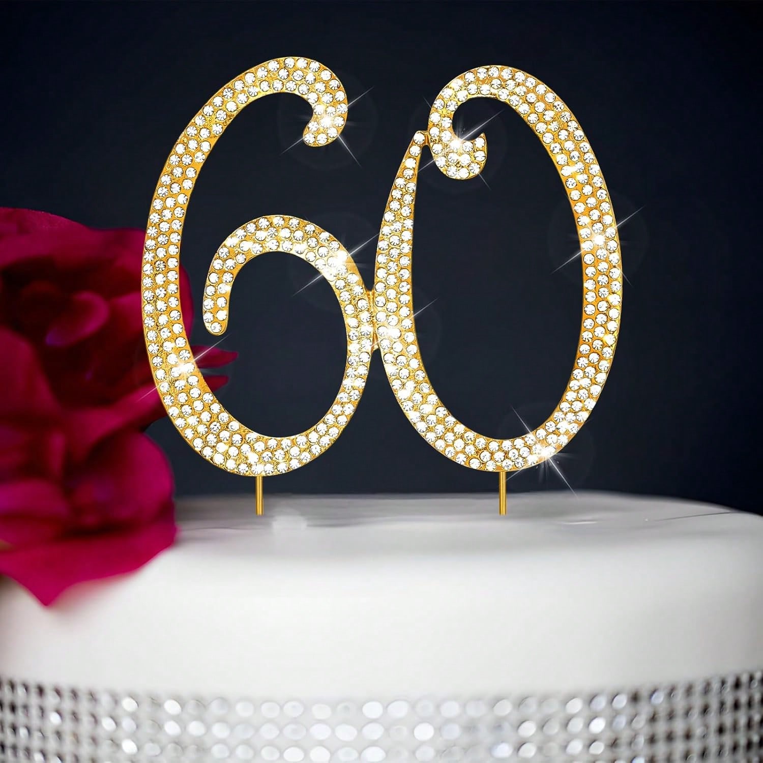 Grote gouden strass-nummer taa - Candle Making Products recensie en prijs