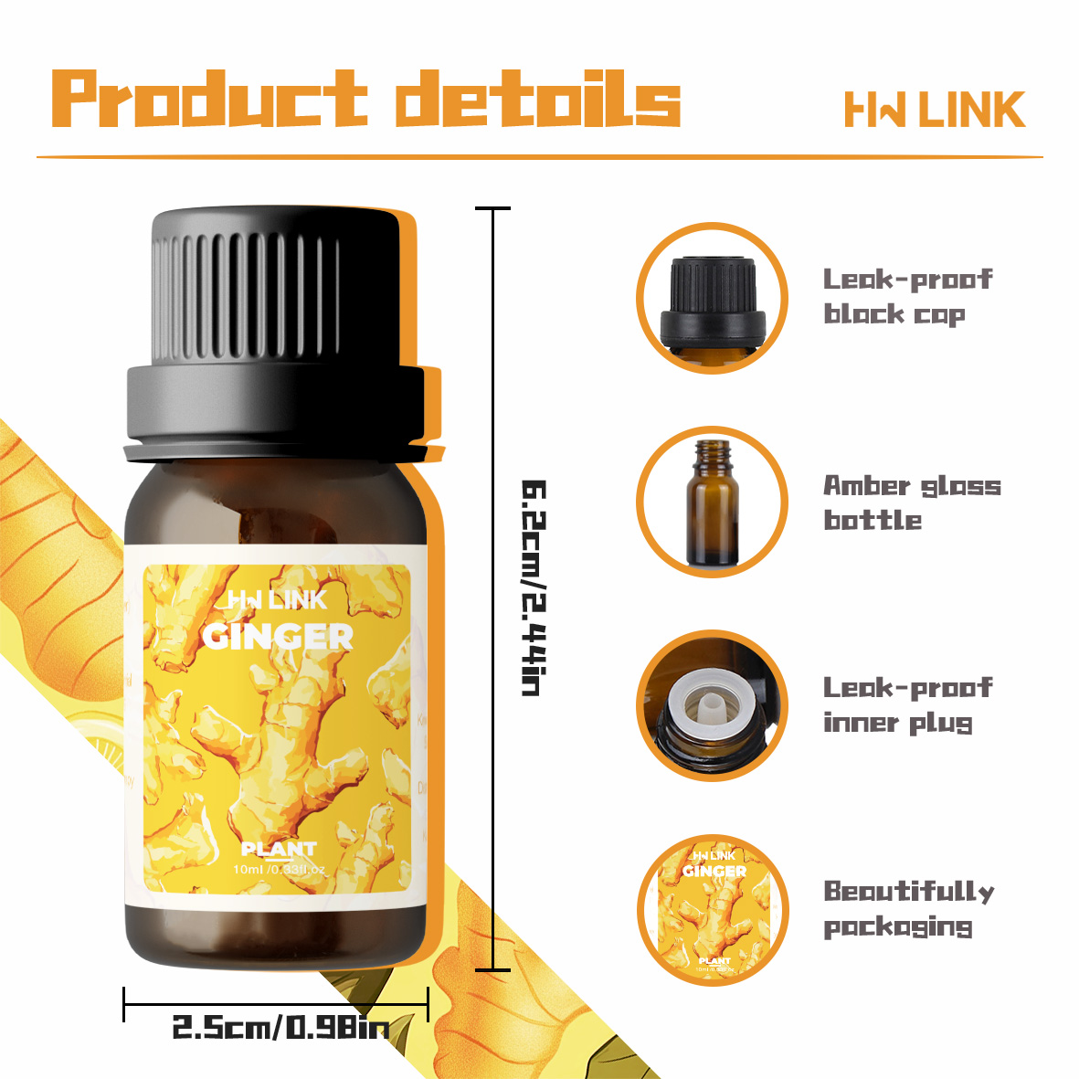 Gemberolie 100% puur natuurlij - Candle Making Oils recensie en prijs