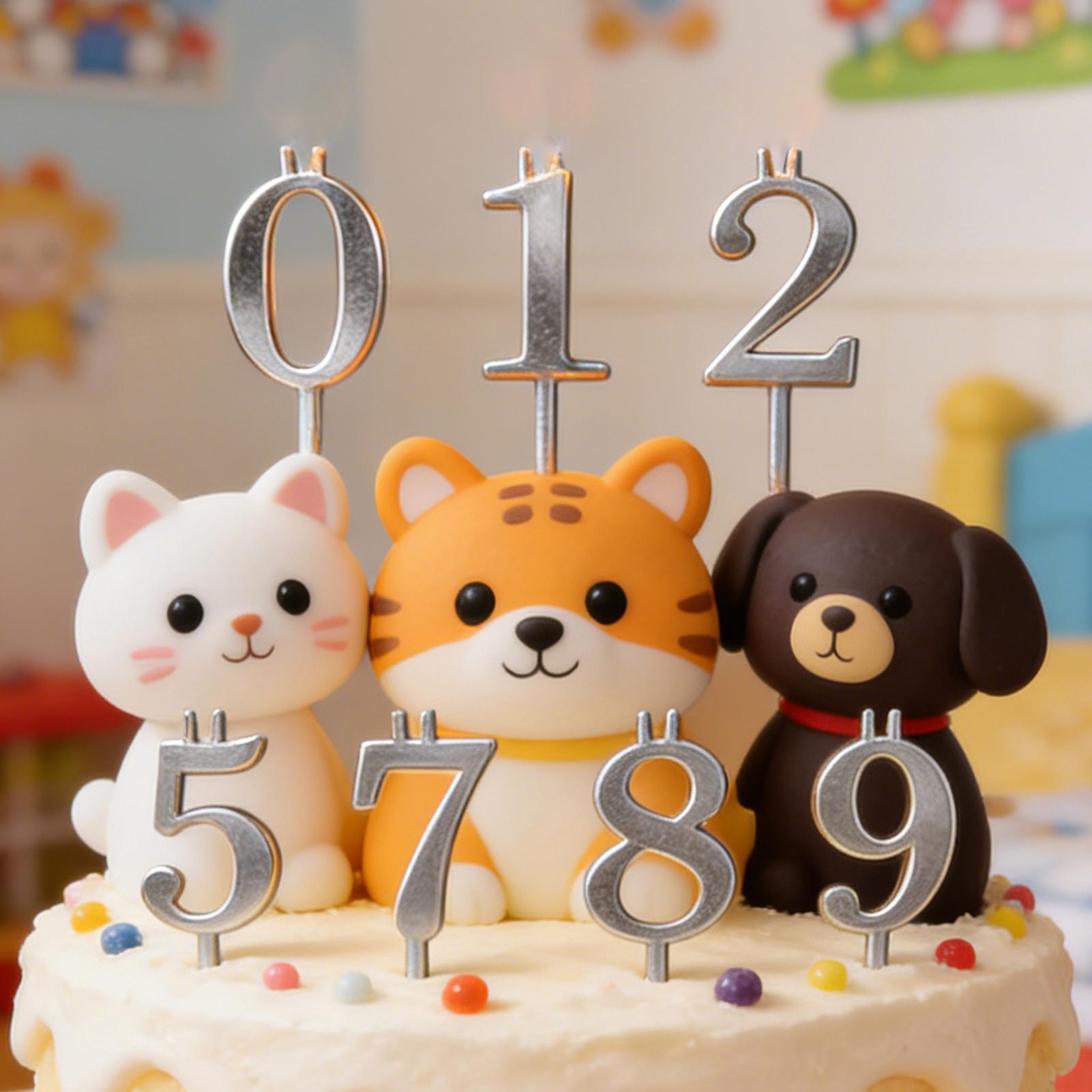 10 stuks 0-9 Nummer Cake Toppe - Candle Making Products recensie en prijs